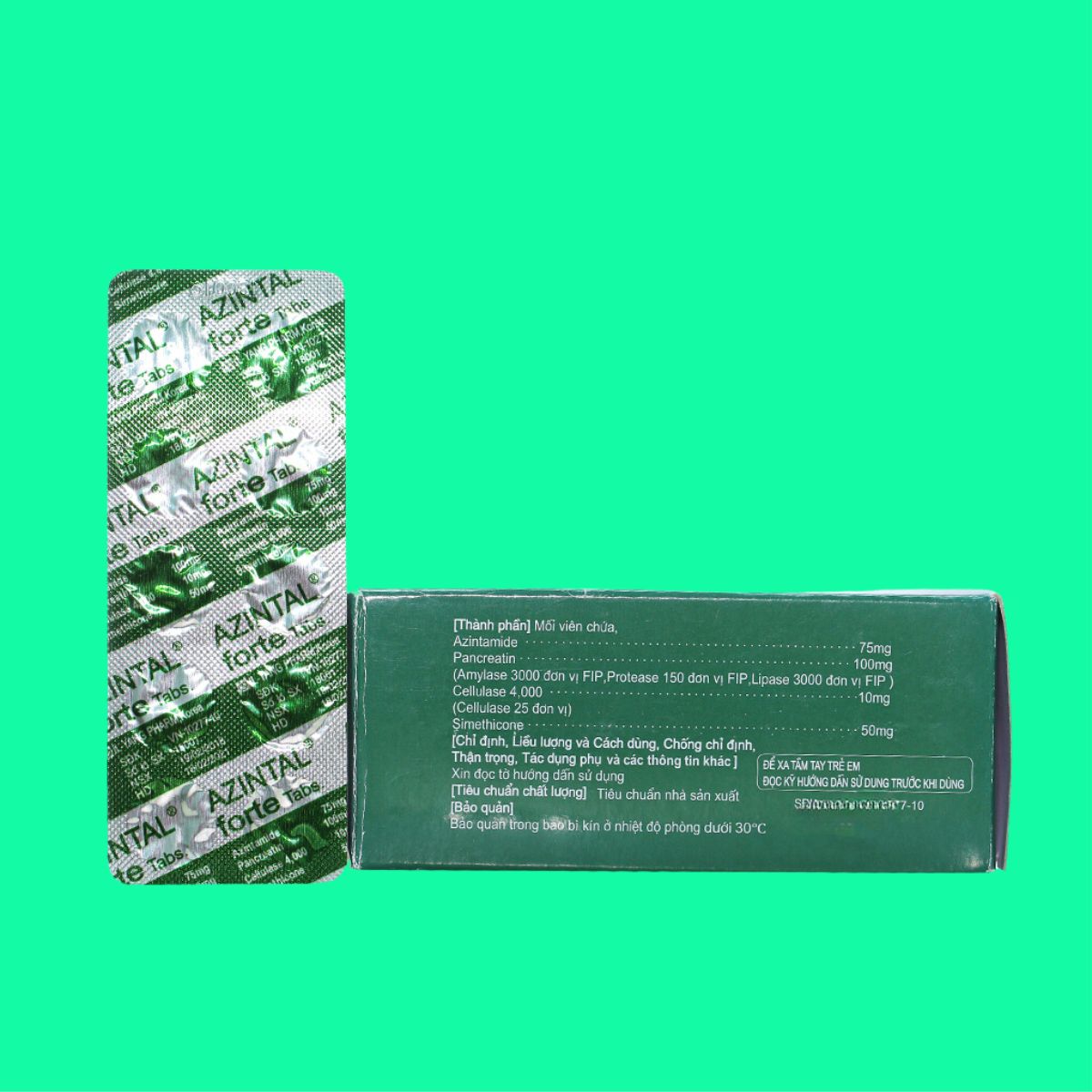 Azintal Forte tabs (5) Azintal Forte tabs