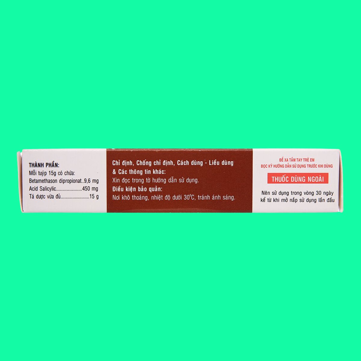 Betasalic (4) Betasalic trị các bệnh ngoài da
