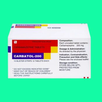 Thuốc trị động kinh Carbatol 200mg 3 Carbatol-200