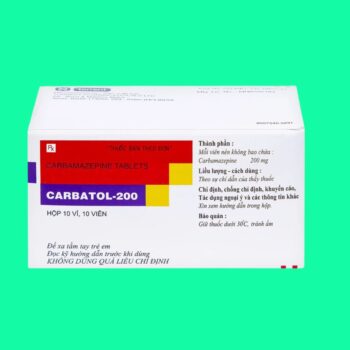 Thuốc trị động kinh Carbatol 200mg 2 Carbatol-200