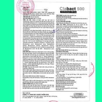Clabact 500mg 6 Clabact 500