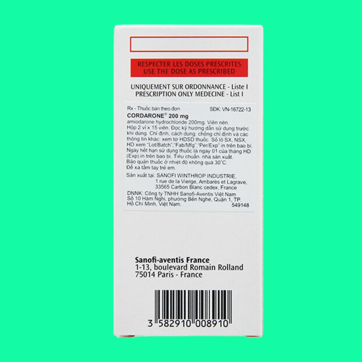 Cordarone 200 mg (3) Cordarone 200 mg phòng ngừa rối loạn nhịp tim