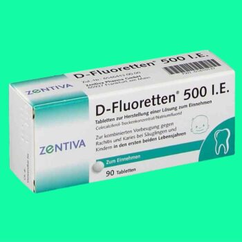 D-Fluoretten 500 I.E 2 D-Fluoretten 500 I.E
