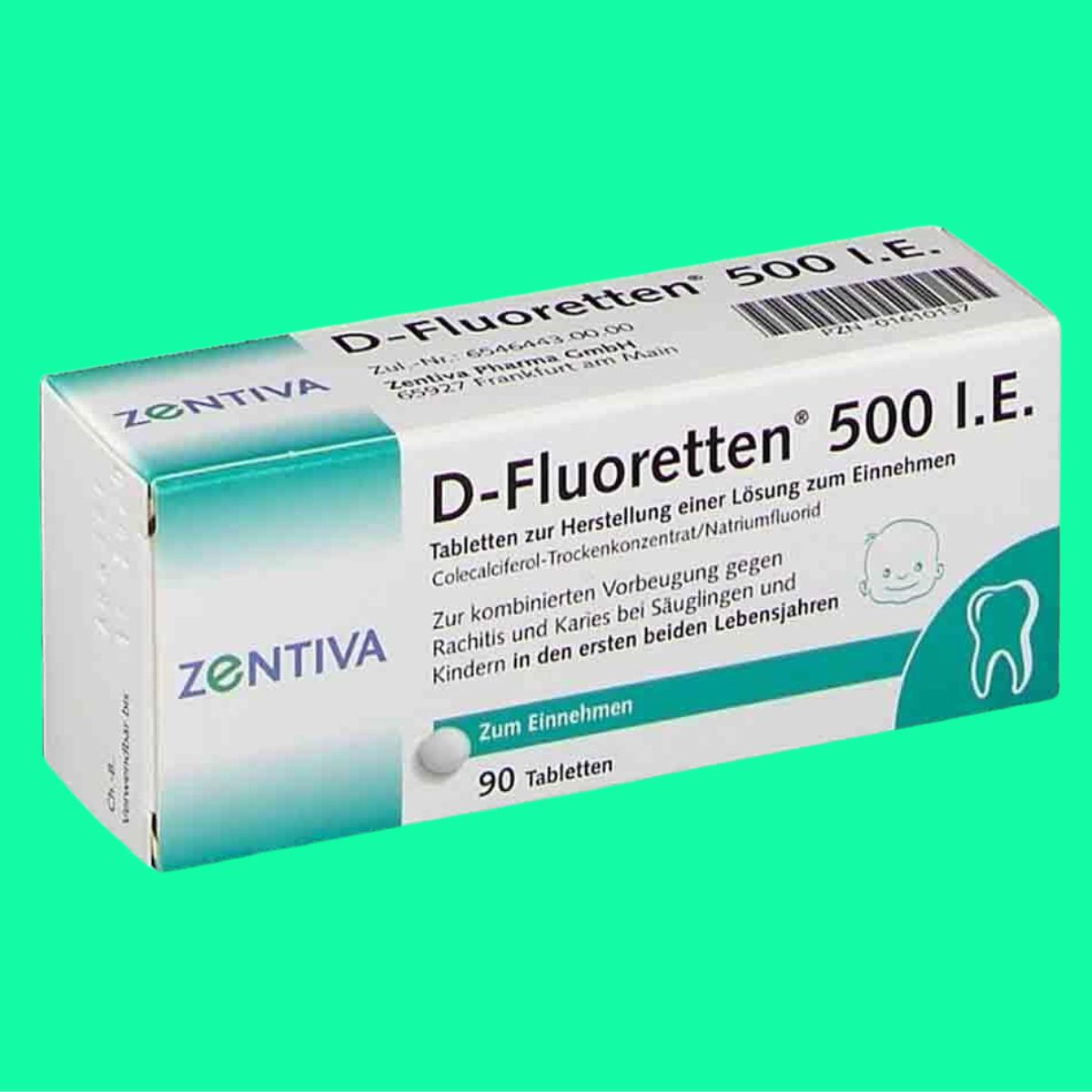 D-Fluoretten 500 I.E 3 D-Fluoretten 500 I.E