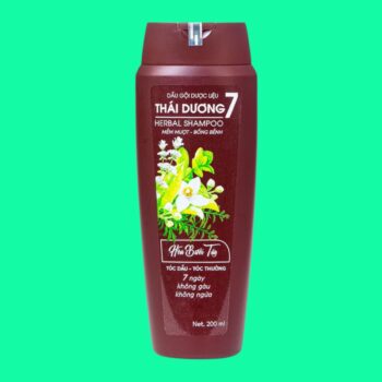 Dầu gội dược liệu Thái Dương 7 trị gàu, ngăn rụng tóc