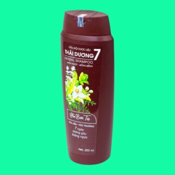 Dầu gội dược liệu Thái Dương 7 1 Dầu gội dược liệu Thái Dương 7 trị gàu, ngăn rụng tóc
