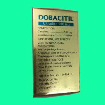 Dobacitil 5 Dobacitil tăng cường trí nhớ