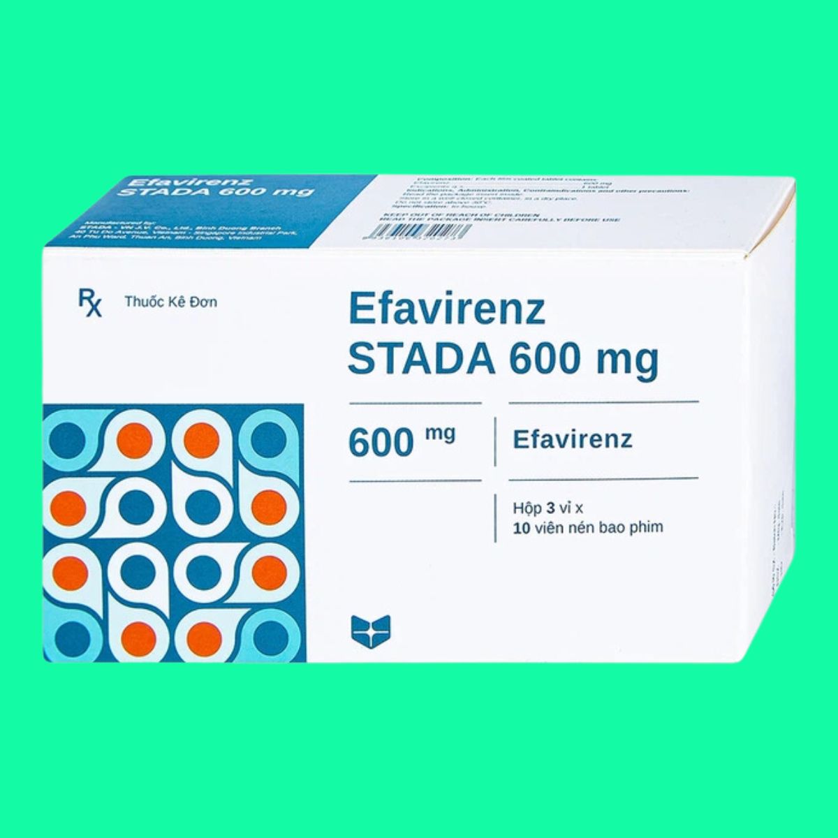 Efavirez stada 600 mg (1) Efavirez stada 600 mg kháng virus HIV