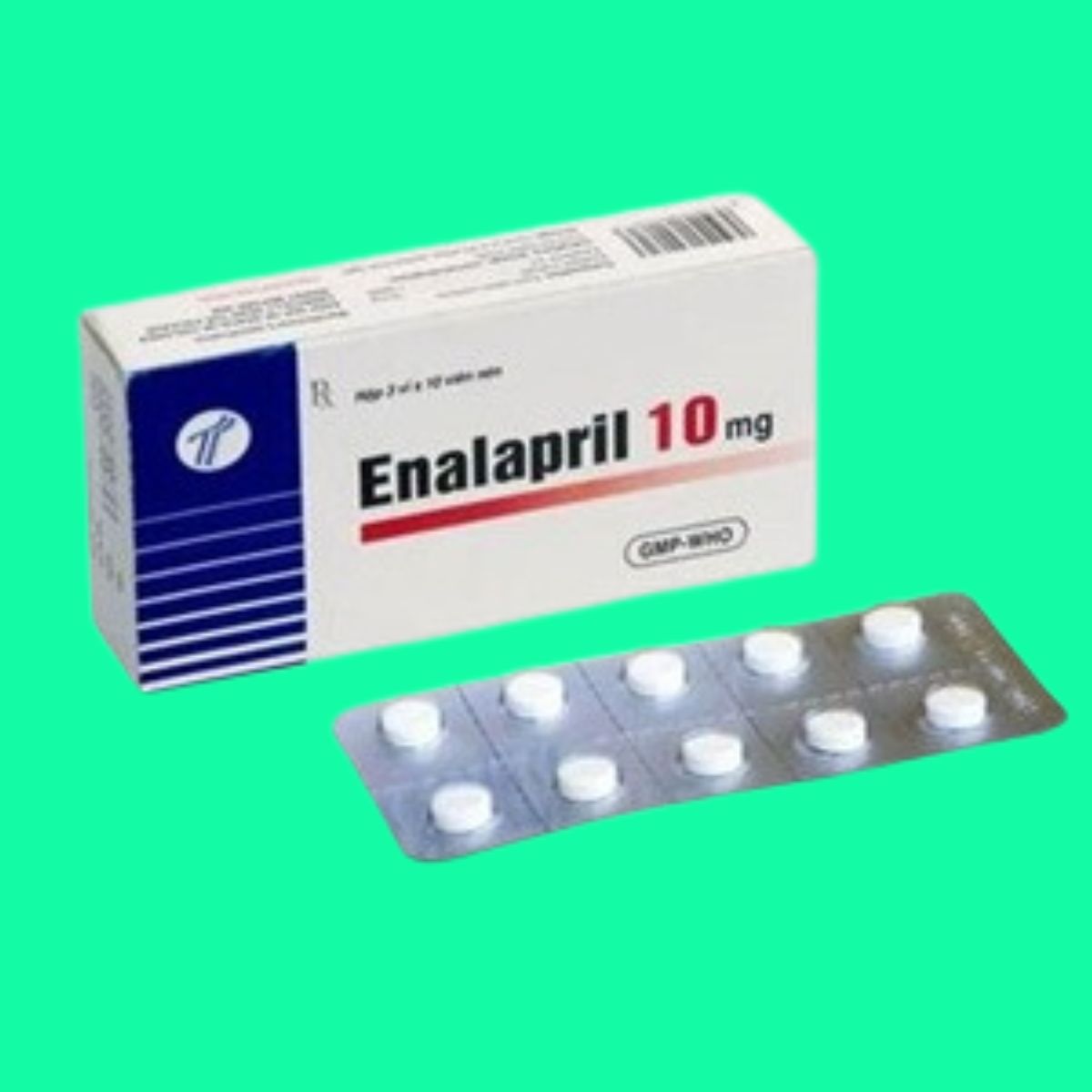 Enalapril 10mg Domesco (1) Enalapril 10mg Domesco điều trị tăng huyết áp