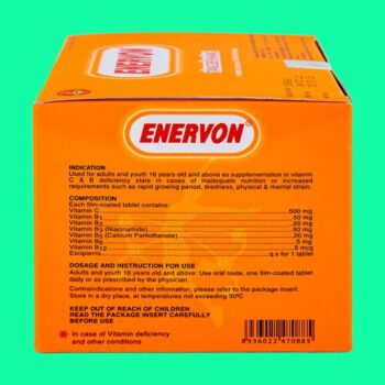 Enervon 4 Enervon tăng cường năng lượng
