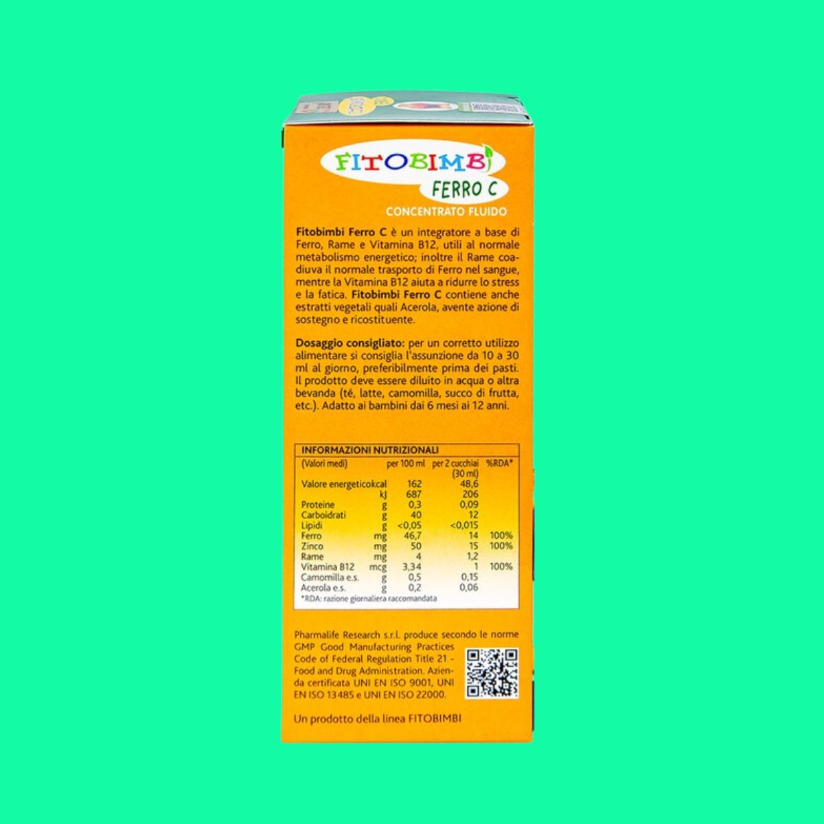 Ferro C (7) Fitobimbi Ferro C - bổ sung sắt, vitamin C