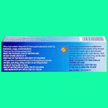 Gel-Fastum-Menarini 5 Thuốc Fastum gel có tác dụng gì?