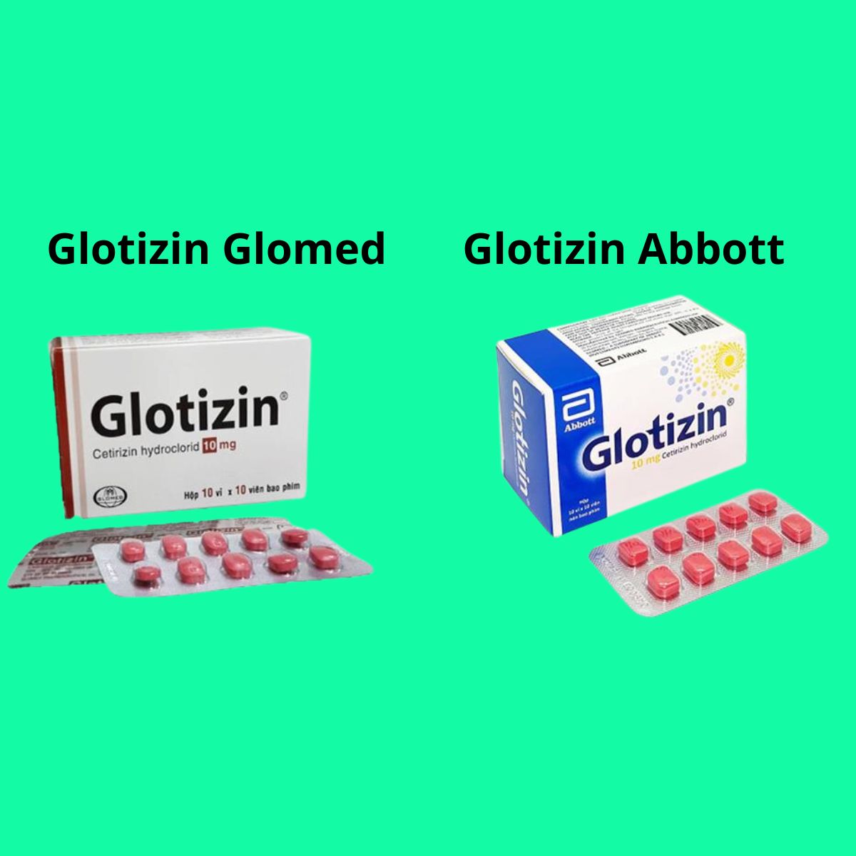 Glotizin-Glomed Thuốc Glotizin Glomed có tác dụng gì?