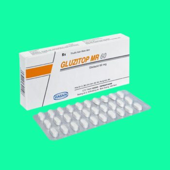 Thuốc Gluzitop MR 60 Hasan điều trị đái tháo đường tuýp 2