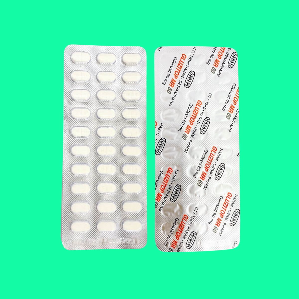 Gluzitop MR60 (3) Thuốc Gluzitop MR 60 Hasan điều trị đái tháo đường tuýp 2