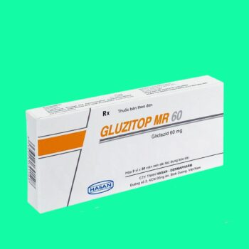Gluzitop MR60 4 Thuốc Gluzitop MR 60 Hasan điều trị đái tháo đường tuýp 2