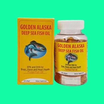 Golden Alaska Deep Sea Fish Oil giúp hạ Cholesterol và Triglyceride trong máu