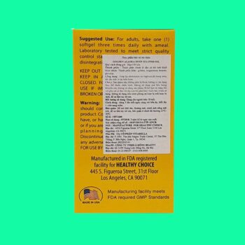 Golden Alaska Deep Sea Fish Oil giúp hạ Cholesterol và Triglyceride trong máu