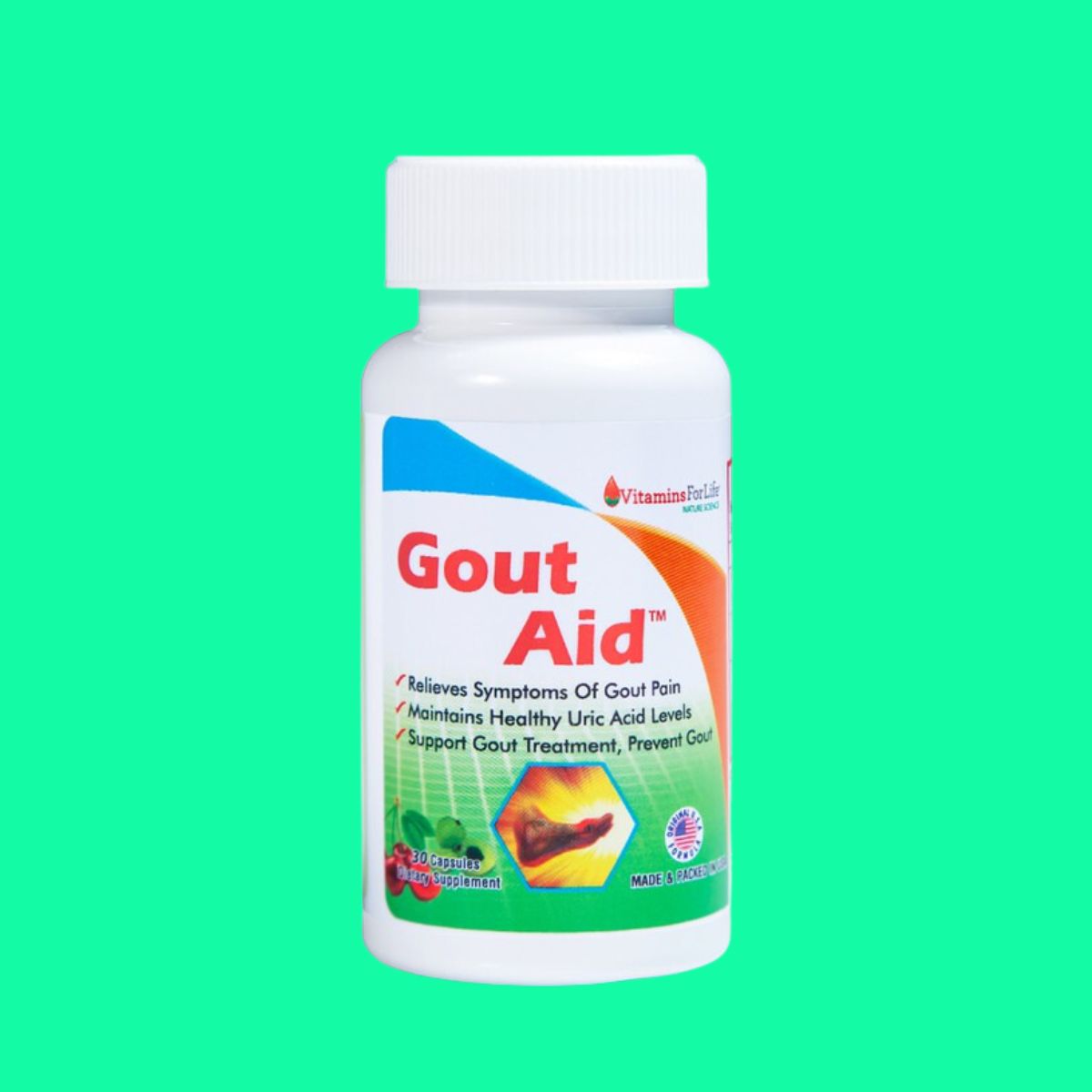 Gout Aid (2) Gout Aid - Hỗ trợ điều trị và phòng ngừa Gout