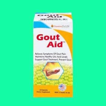 Gout Aid 2 Gout Aid - Hỗ trợ điều trị và phòng ngừa Gout