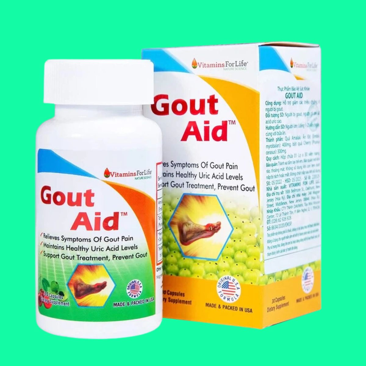 Gout Aid Gout Aid - Hỗ trợ điều trị và phòng ngừa Gout