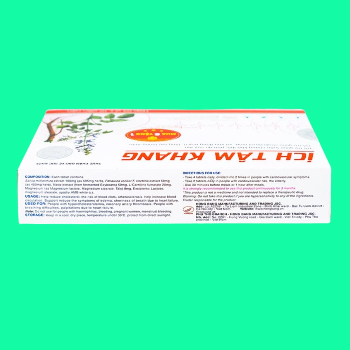 Ích tâm khang (4) Ích tâm khang bổ tim mạch
