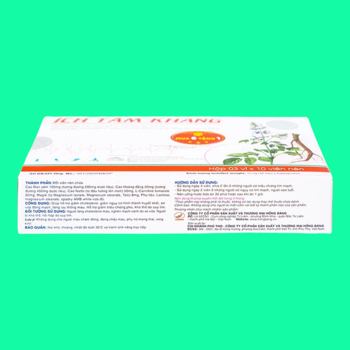 Ích tâm khang (6) Ích tâm khang bổ tim mạch