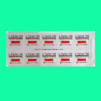 L-TYROX 100 7 L-Tyrox 100 điều trị hội chứng suy giáp