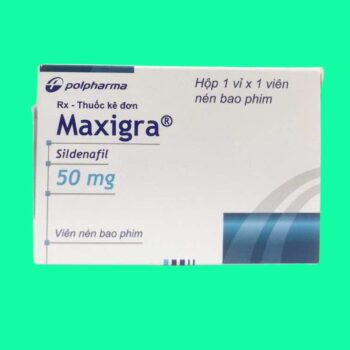 Maxigra 50mg điều trị rối loạn cương dương