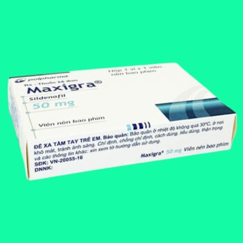 Maxigra 50mg điều trị rối loạn cương dương