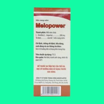 Thuốc Melopower có tác dụng gì?