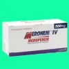 Mặt trước hộp thuốc Meronem 500