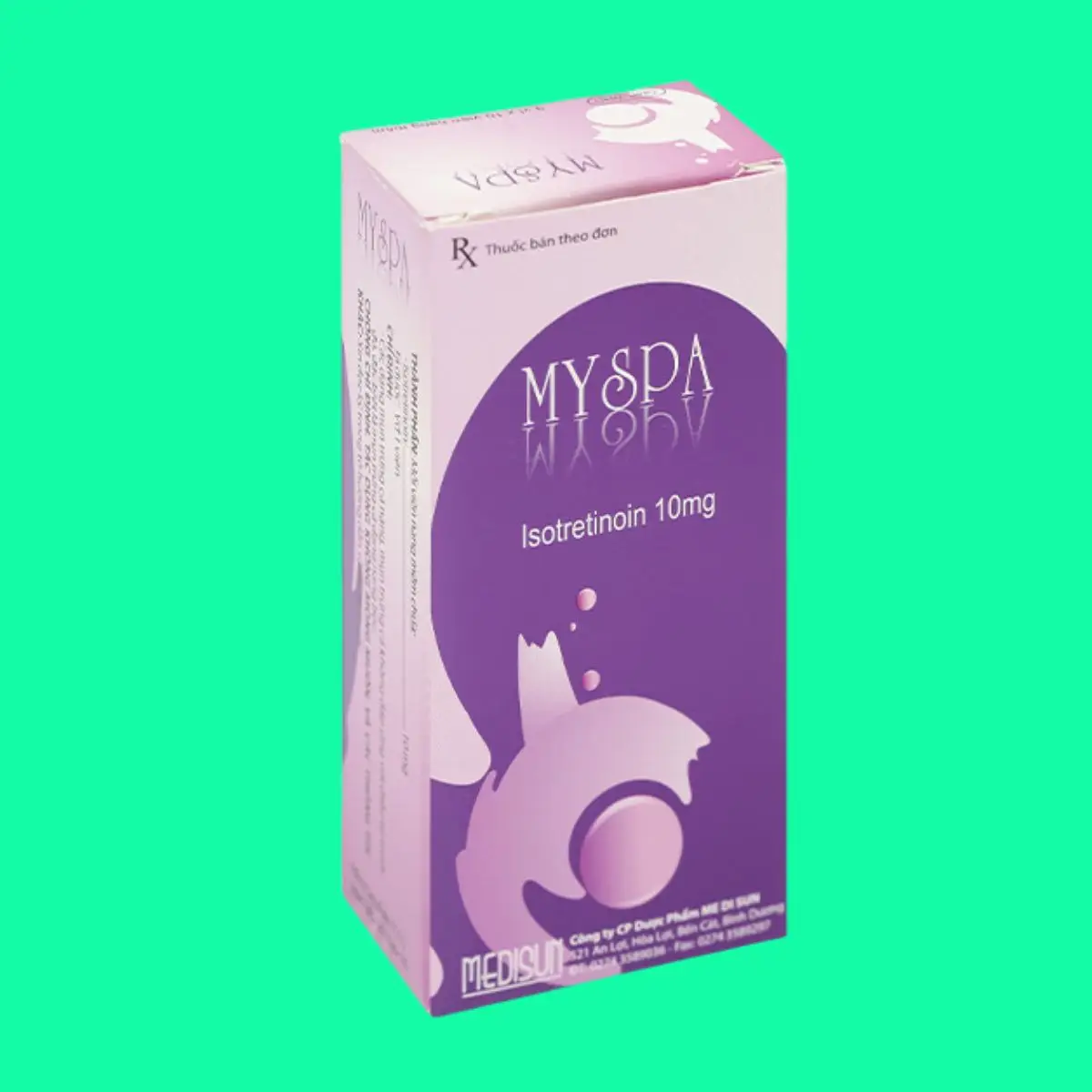 Myspa-10mg-5 mặt trước hộp Myspa