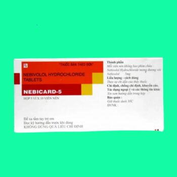 Thuốc Nebicard 5 có tác dụng gì?