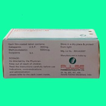 Neurogesic-M 6 Thuốc Neurogesic M có tác dụng gì ?