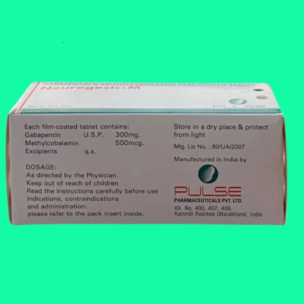 Neurogesic-M (7) Thuốc Neurogesic M có tác dụng gì ?
