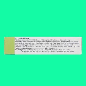 Nicomen Tablets 5mg 2 Nicomen Tablets 5mg