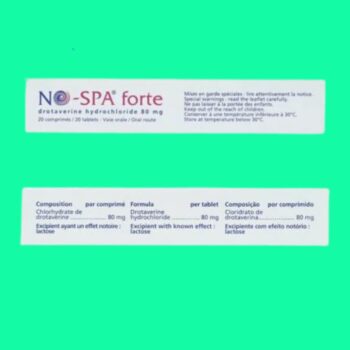 Thuốc No Spa forte có tác dụng gì?