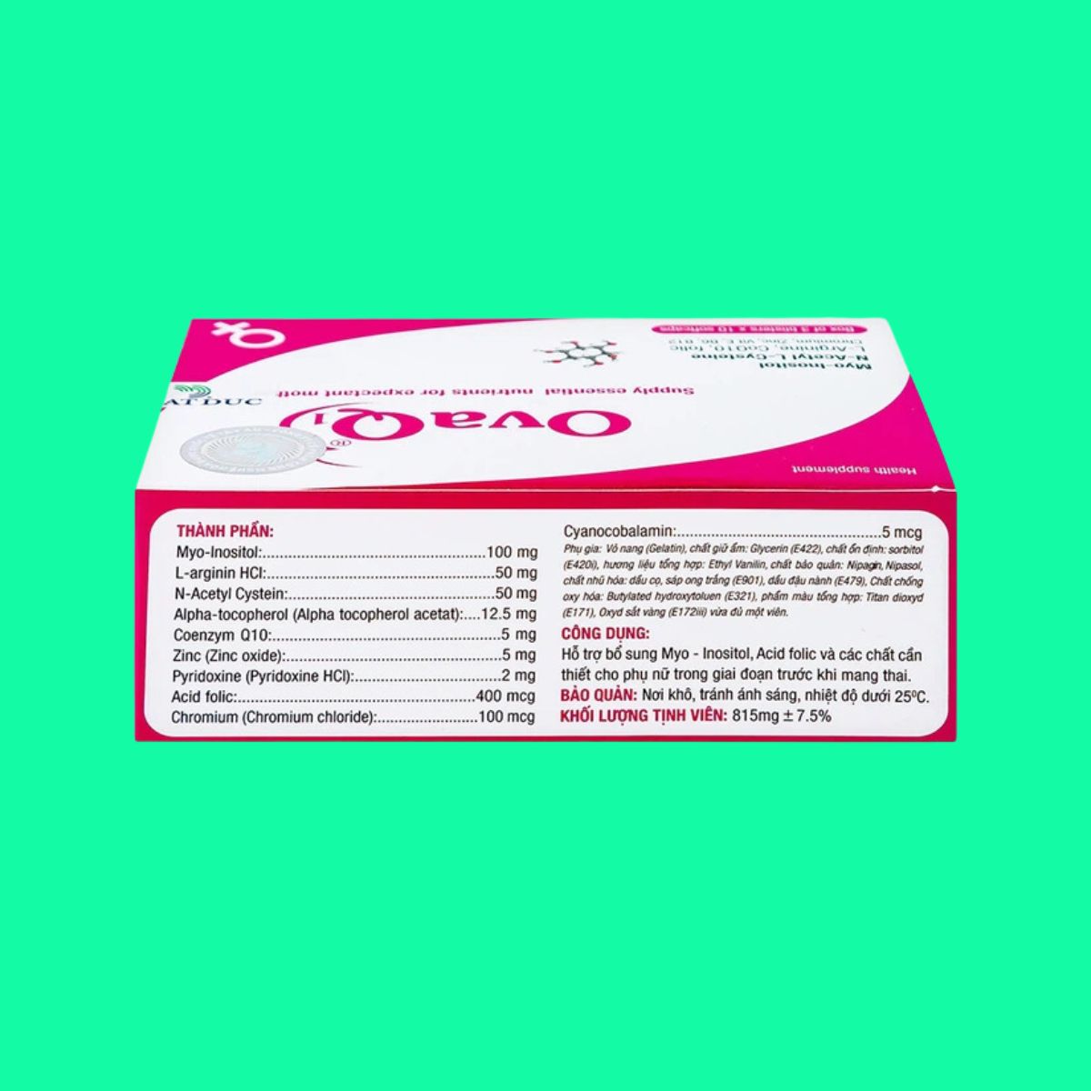 OvaQ1 (3) OvaQ1 - tăng chất lượng trứng