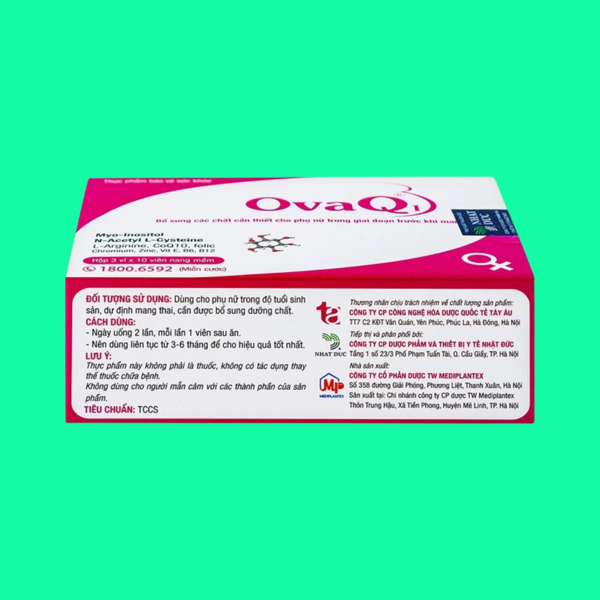 OvaQ1 (4) OvaQ1 - tăng chất lượng trứng
