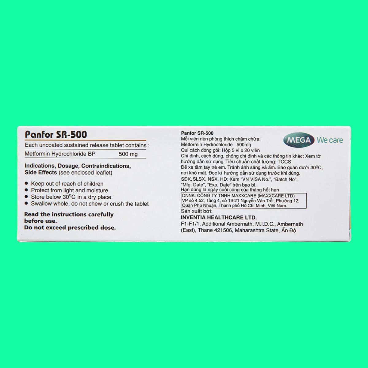 Panfor SR-500 (3) Panfor SR-500 điều trị đái tháo đường type 2