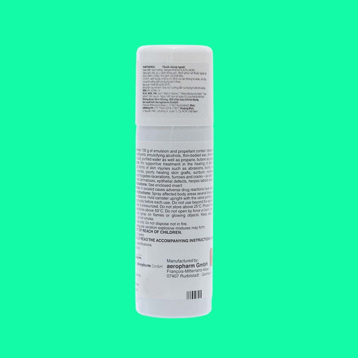 Panthenol Spray (3) Xịt Panthenol Spray trị bỏng