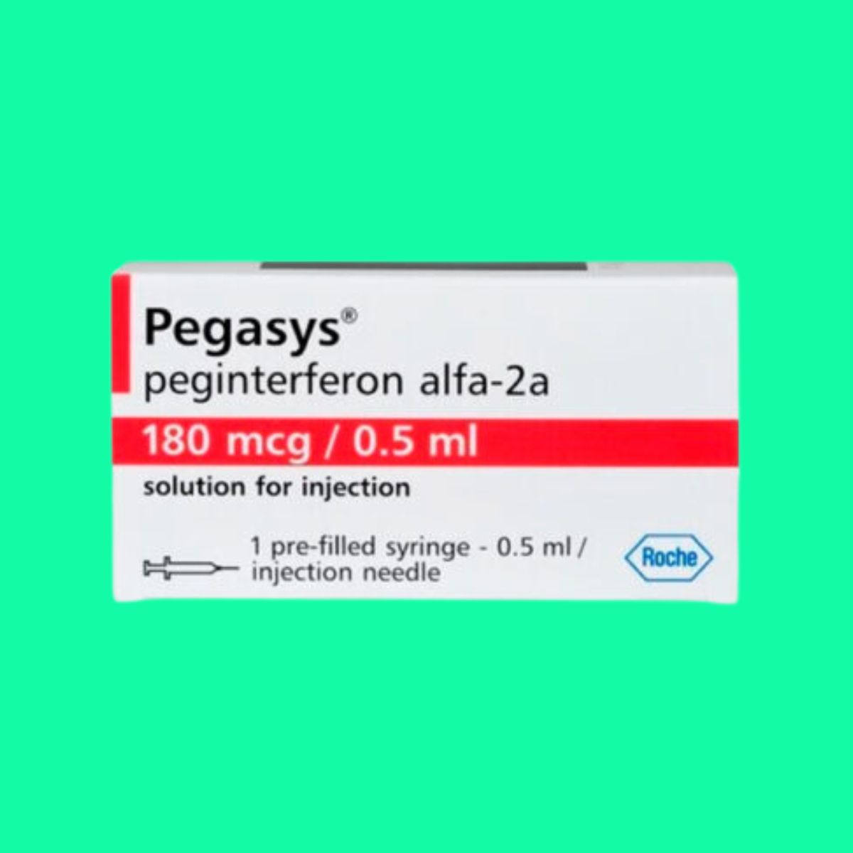 Pegasys (3) Pegasys 180mcg/0,5ml Roche điều trị viêm gan B, viêm gan C