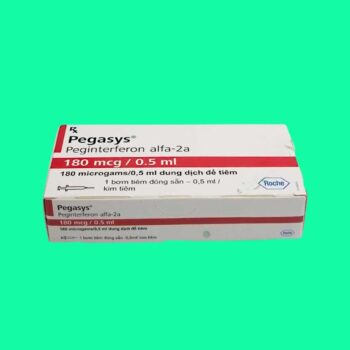 Pegasys 2 Pegasys 180mcg/0,5ml Roche điều trị viêm gan B, viêm gan C