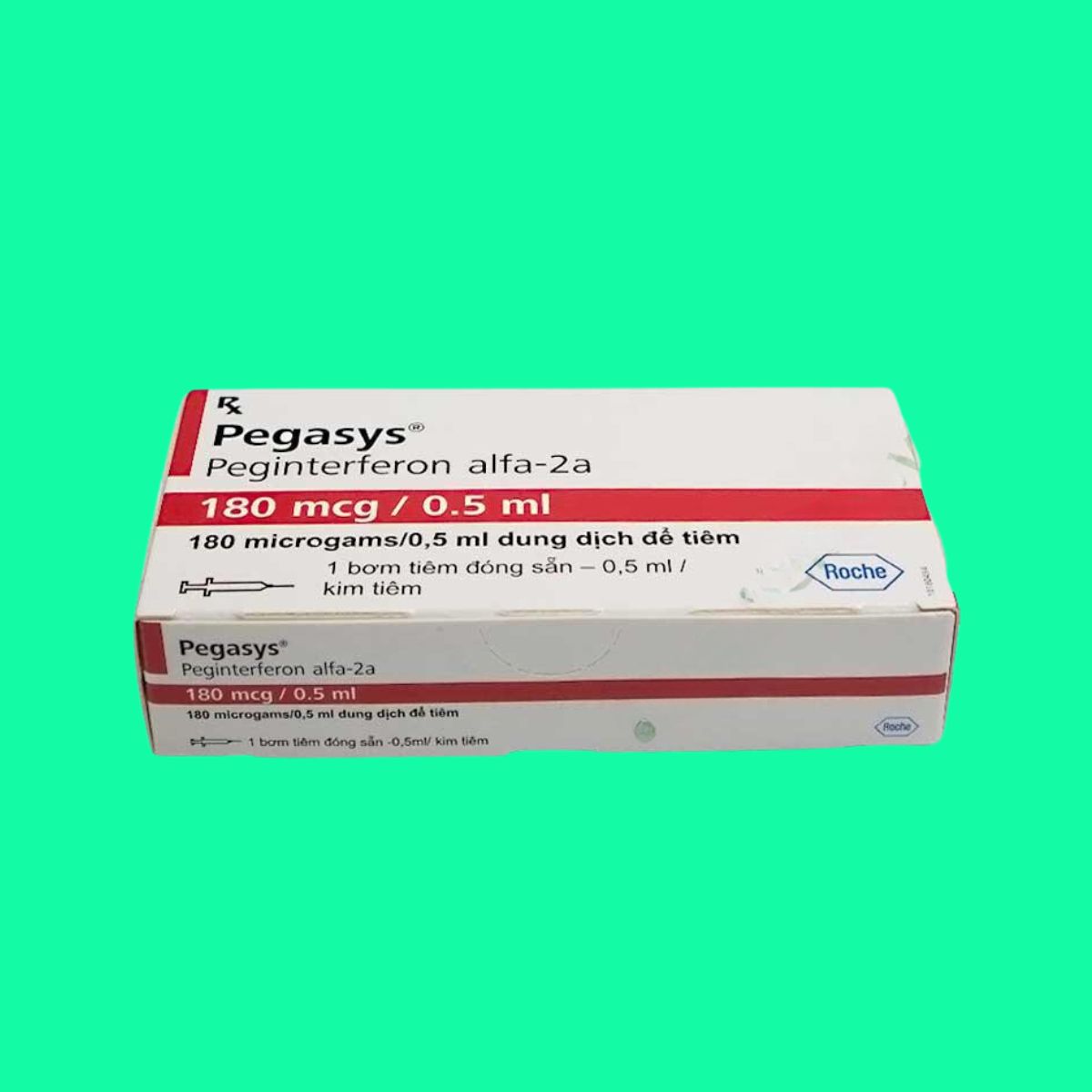 Pegasys (4) Pegasys 180mcg/0,5ml Roche điều trị viêm gan B, viêm gan C