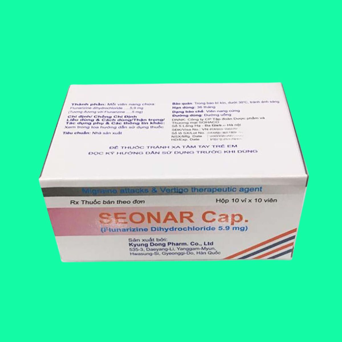 Seonar Cap. Seonar Cap.