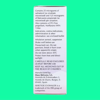 Seretide Evohaler DC 25125mcg