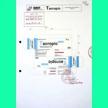 Thuốc mỡ Tacropic