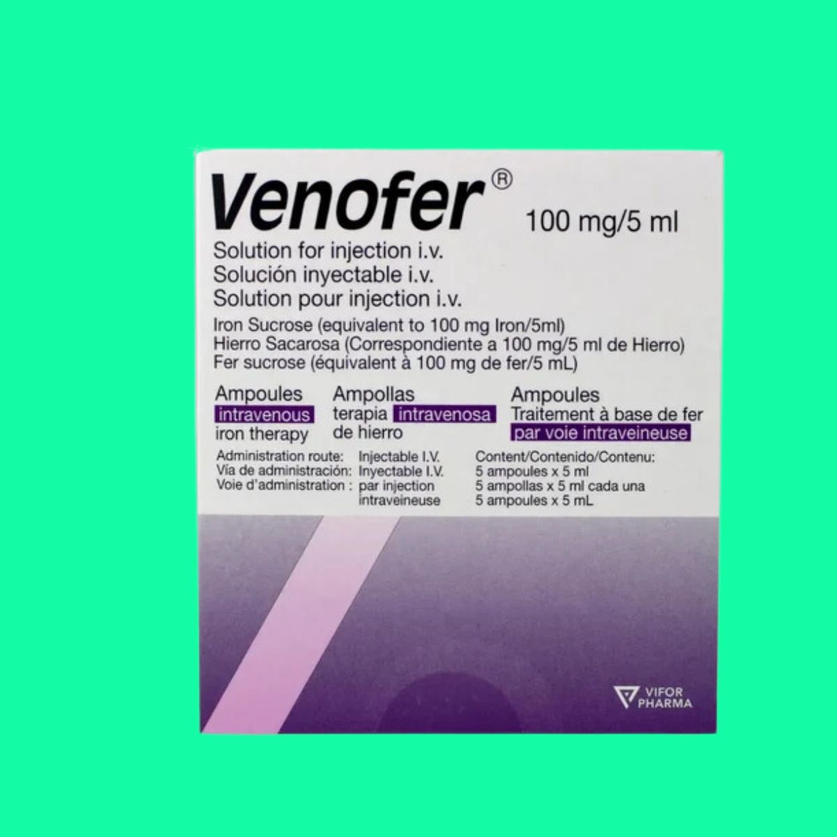 Venofer 100mg5ml (1) Venofer 100mg/5ml