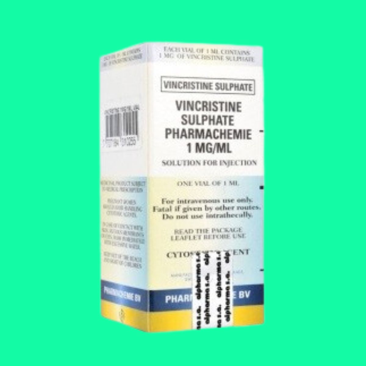 Vincristine sulphate pharmachemie 1mgml Vincristine sulphate pharmachemie 1mg/ml